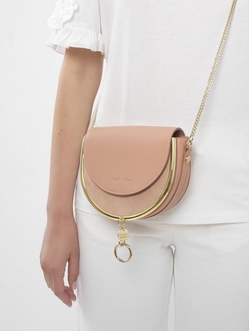 Chloe Mara Evening Crossbody Väska Kaffe Rosa | CHE-SR14714