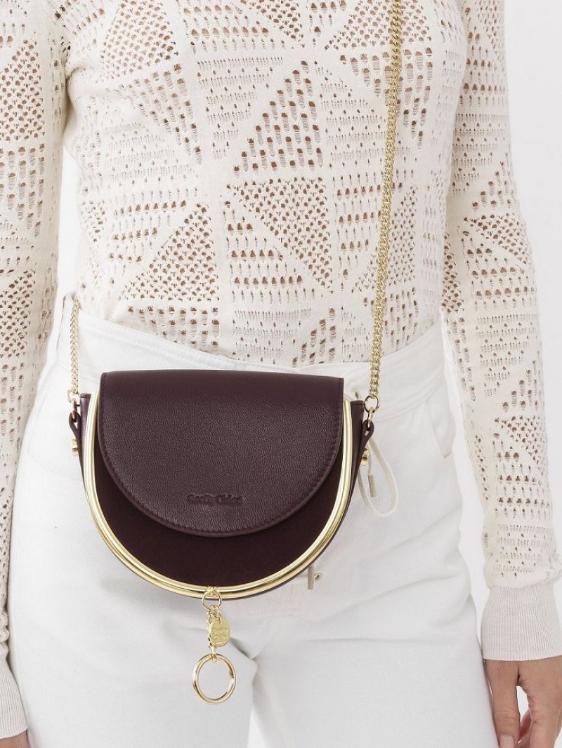 Chloe Mara Evening Crossbody Väska Vinröda | CHE-SR14722