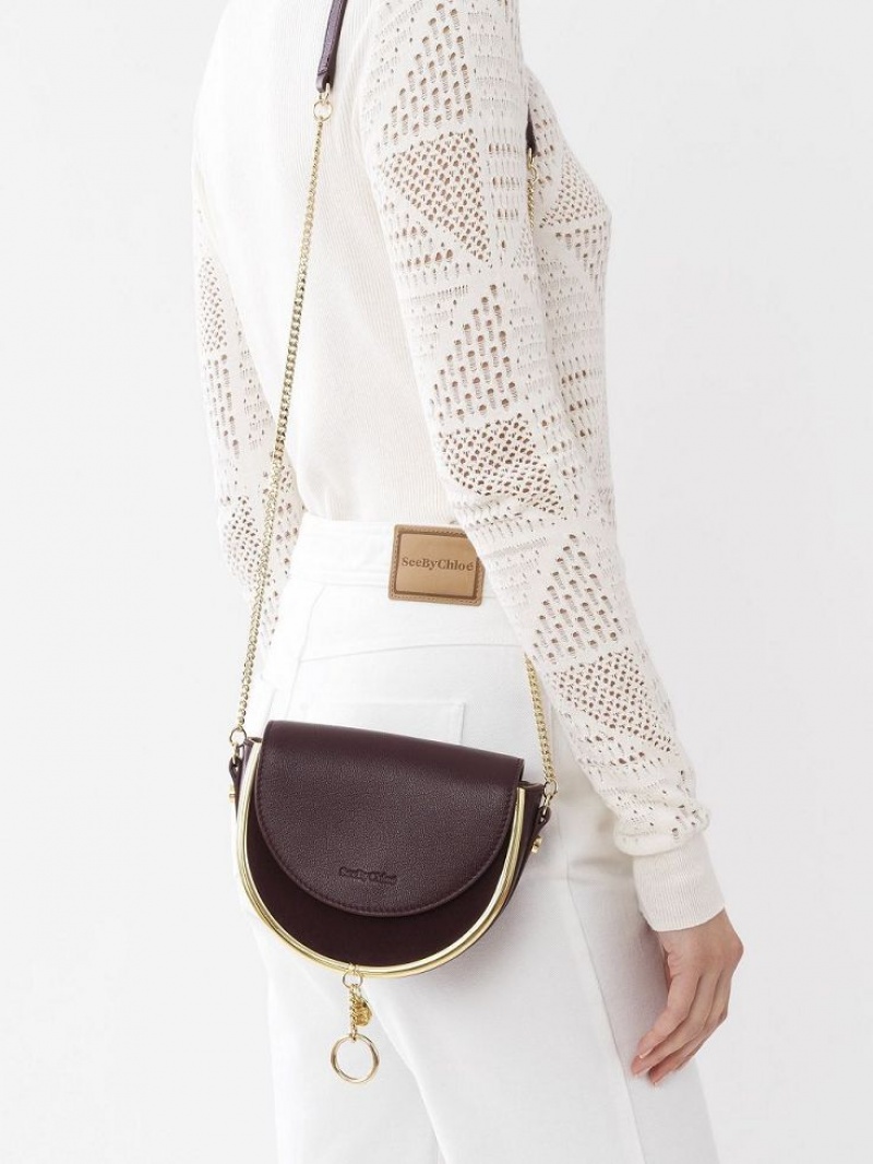 Chloe Mara Evening Crossbody Väska Vinröda | CHE-SR14722