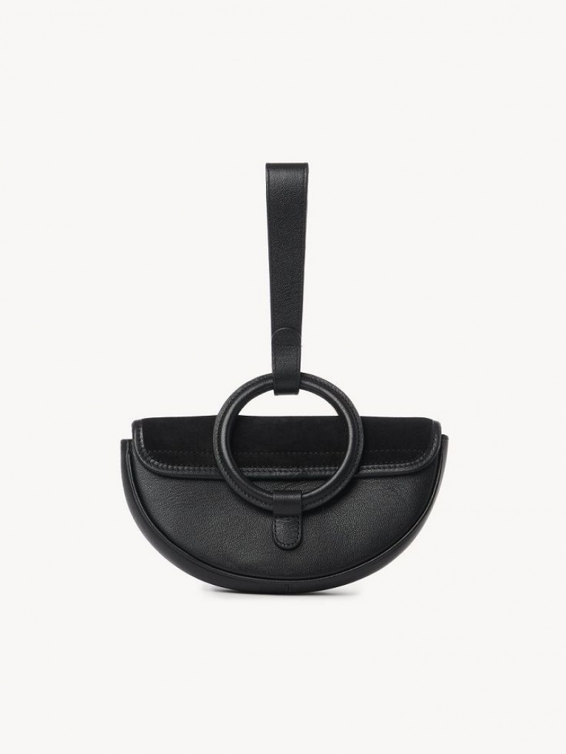 Chloe Mara Half Moon Mini Bags Svarta | CHE-SR14754