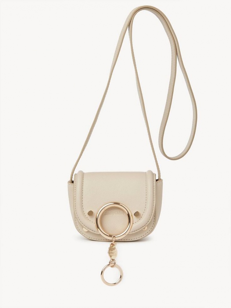 Chloe Mara Micro Axelväska Beige | CHE-SR14607