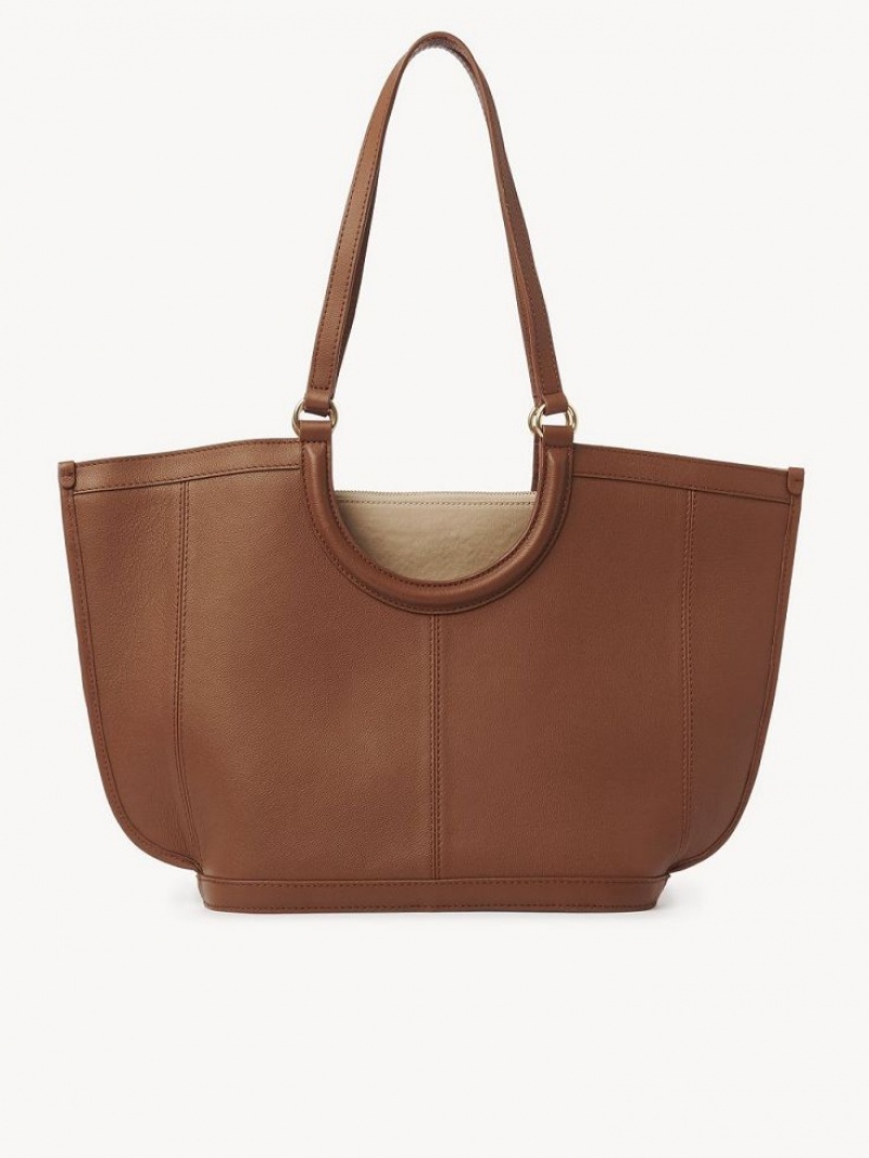 Chloe Mara Shopper Axelväska Bruna | CHE-SR14592