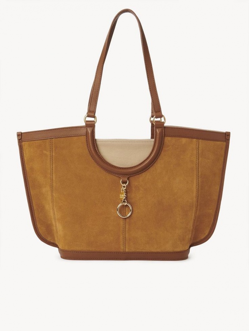 Chloe Mara Shopper Axelväska Bruna | CHE-SR14592