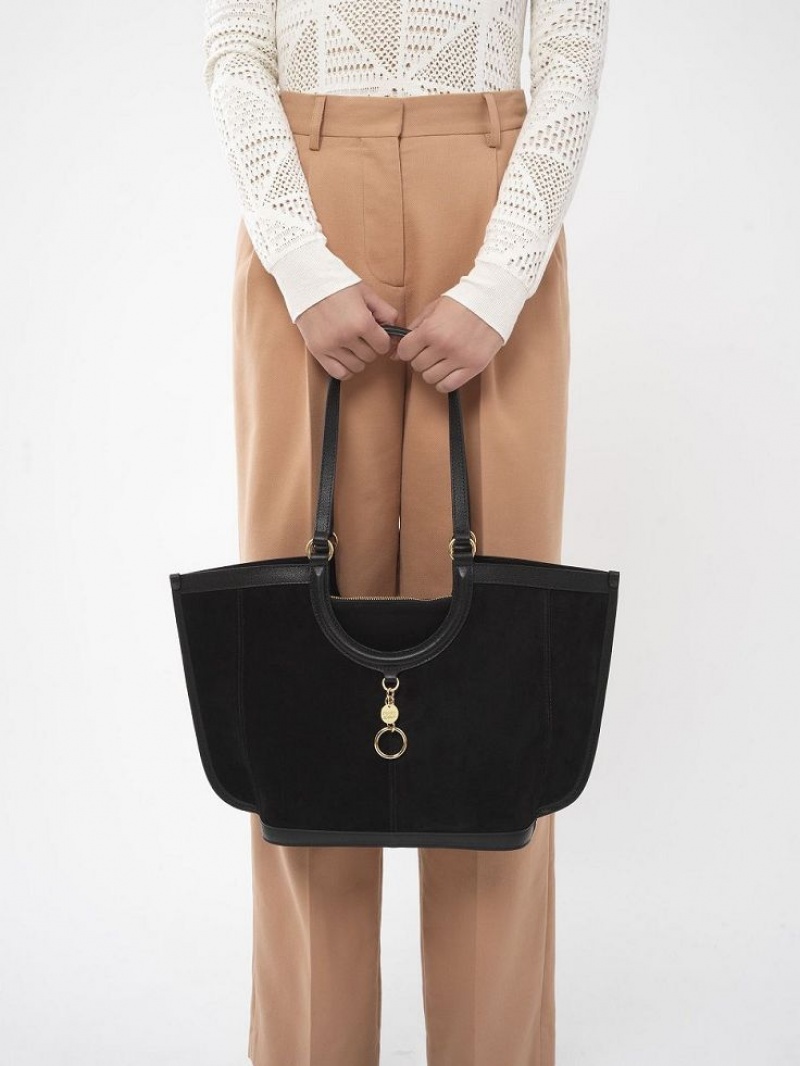 Chloe Mara Shopper Axelväska Svarta | CHE-SR14593