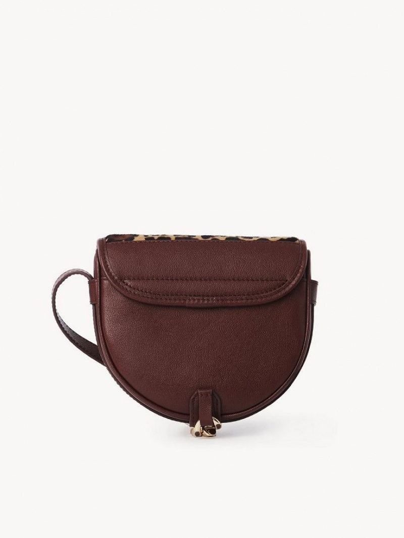 Chloe Mara Small Saddle Axelväska Koppar Bruna | CHE-SR14603