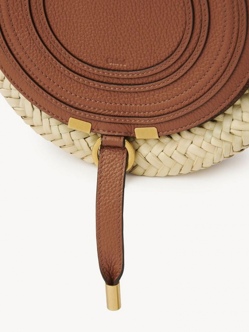 Chloe Marcie Basket Crossbody Väska Bruna | CHE-SR13478