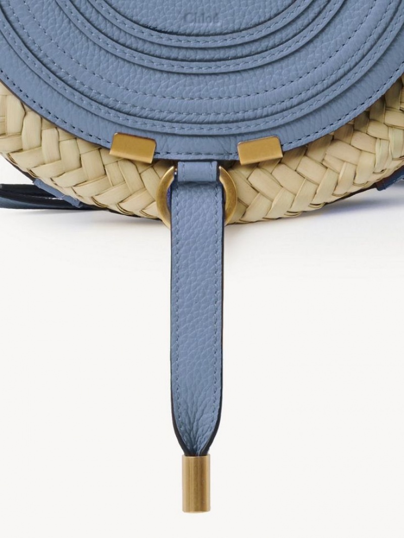 Chloe Marcie Basket Crossbody Väska Mörkblå | CHE-SR13477