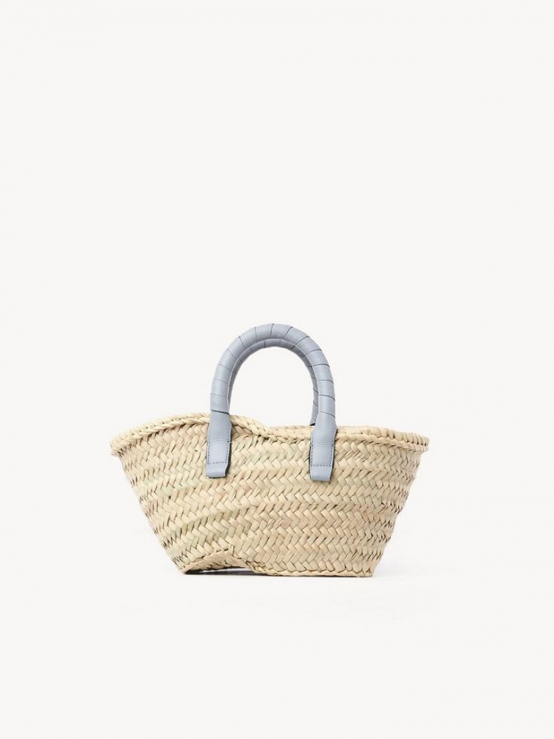 Chloe Marcie Basket Mini Bags Blå | CHE-SR13661