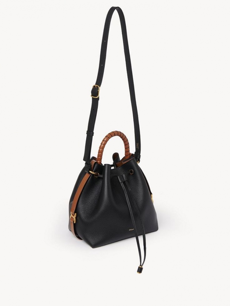 Chloe Marcie Bucket Crossbody Väska Svarta | CHE-SR13590