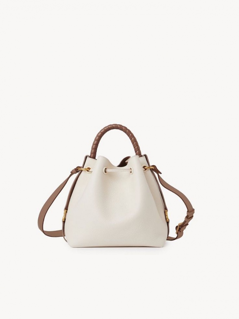 Chloe Marcie Bucket Crossbody Väska Vita | CHE-SR13615