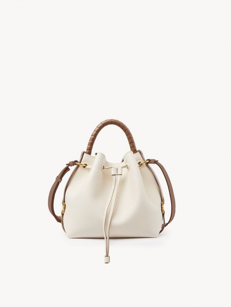 Chloe Marcie Bucket Crossbody Väska Vita | CHE-SR13615