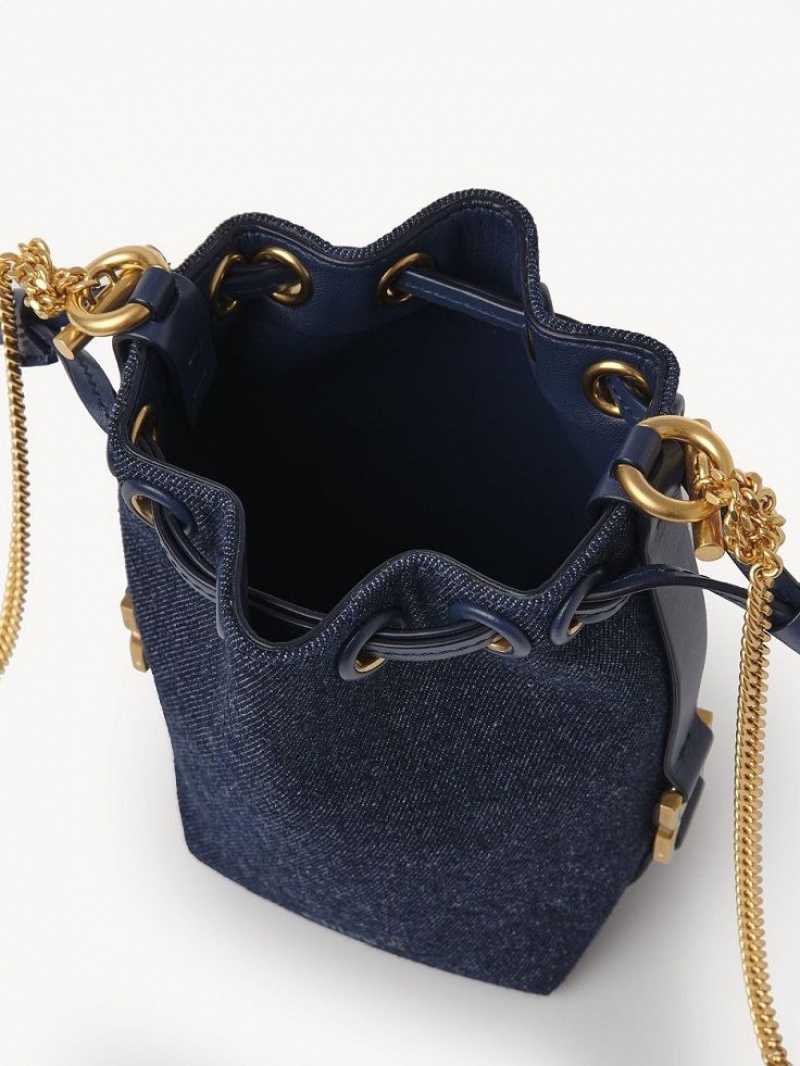 Chloe Marcie Bucket Mini Bags Blå | CHE-SR13715