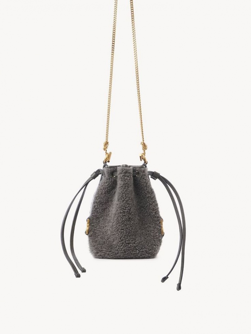 Chloe Marcie Bucket Mini Bags Grå | CHE-SR13740