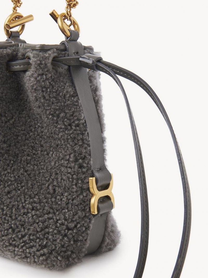 Chloe Marcie Bucket Mini Bags Grå | CHE-SR13740