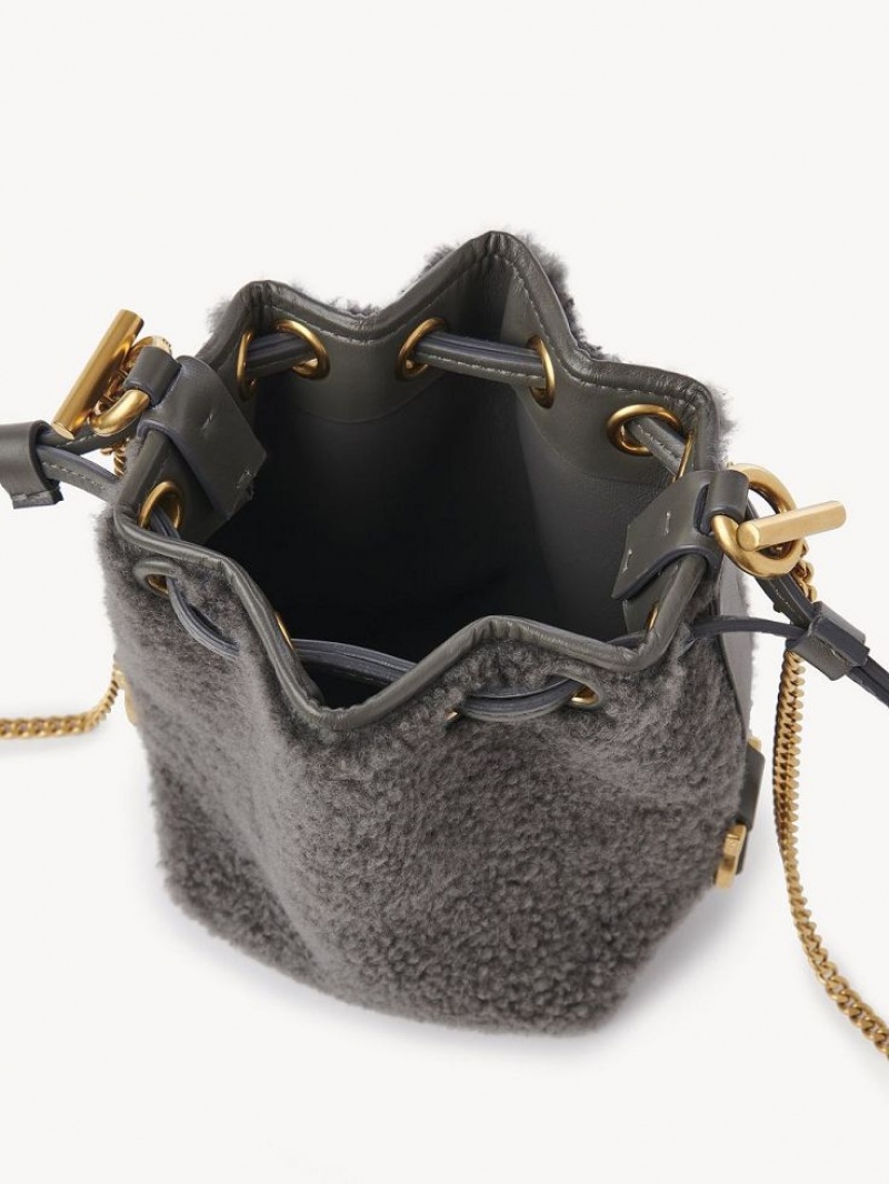 Chloe Marcie Bucket Mini Bags Grå | CHE-SR13740