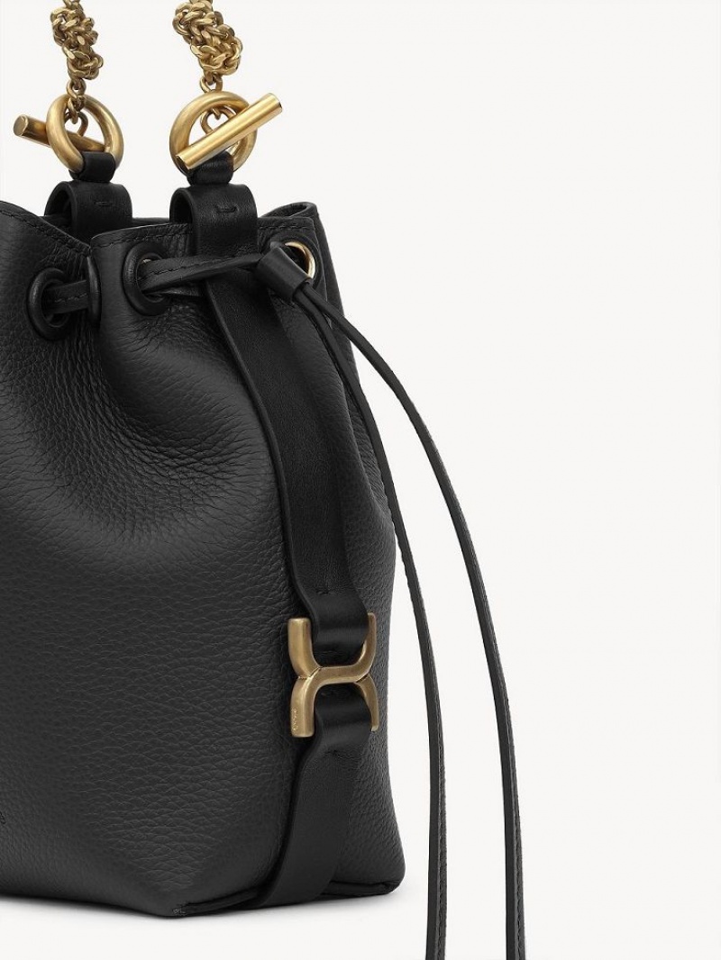 Chloe Marcie Bucket Mini Bags Svarta | CHE-SR13718