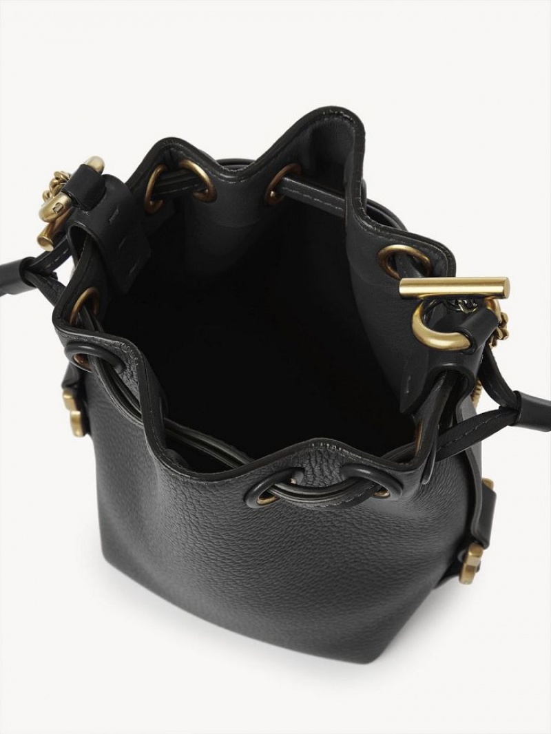 Chloe Marcie Bucket Mini Bags Svarta | CHE-SR13718