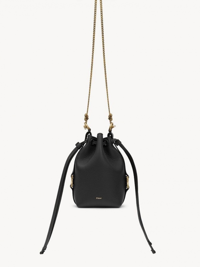 Chloe Marcie Bucket Mini Bags Svarta | CHE-SR13718