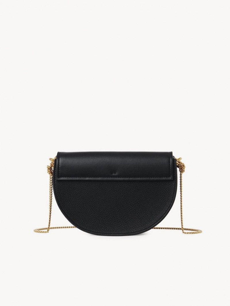 Chloe Marcie Chain Flap Crossbody Väska Svarta | CHE-SR13591