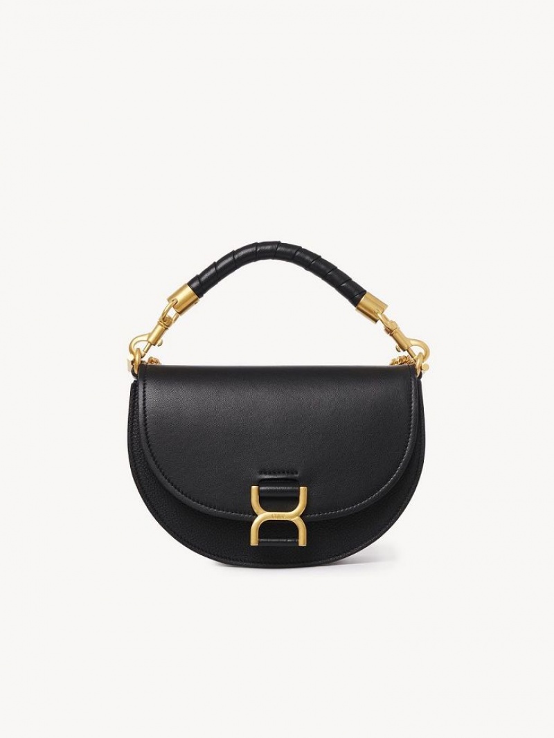 Chloe Marcie Chain Flap Crossbody Väska Svarta | CHE-SR13591