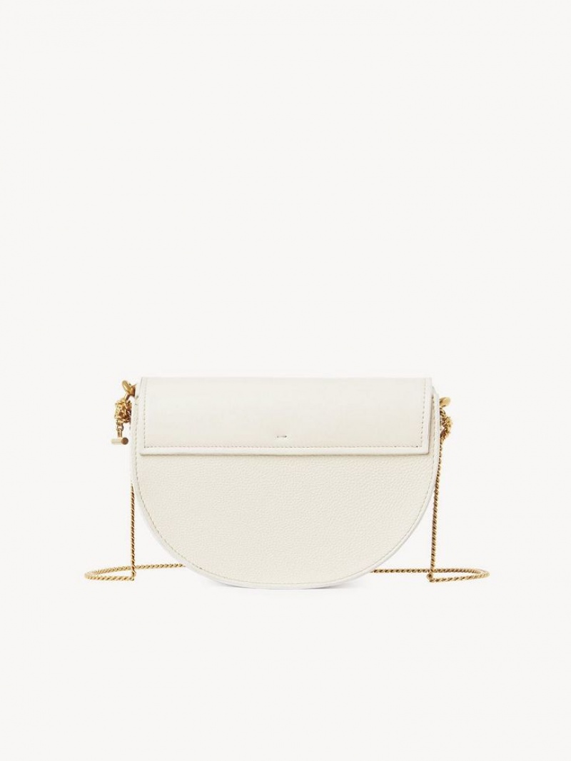 Chloe Marcie Chain Flap Crossbody Väska Vita | CHE-SR13619