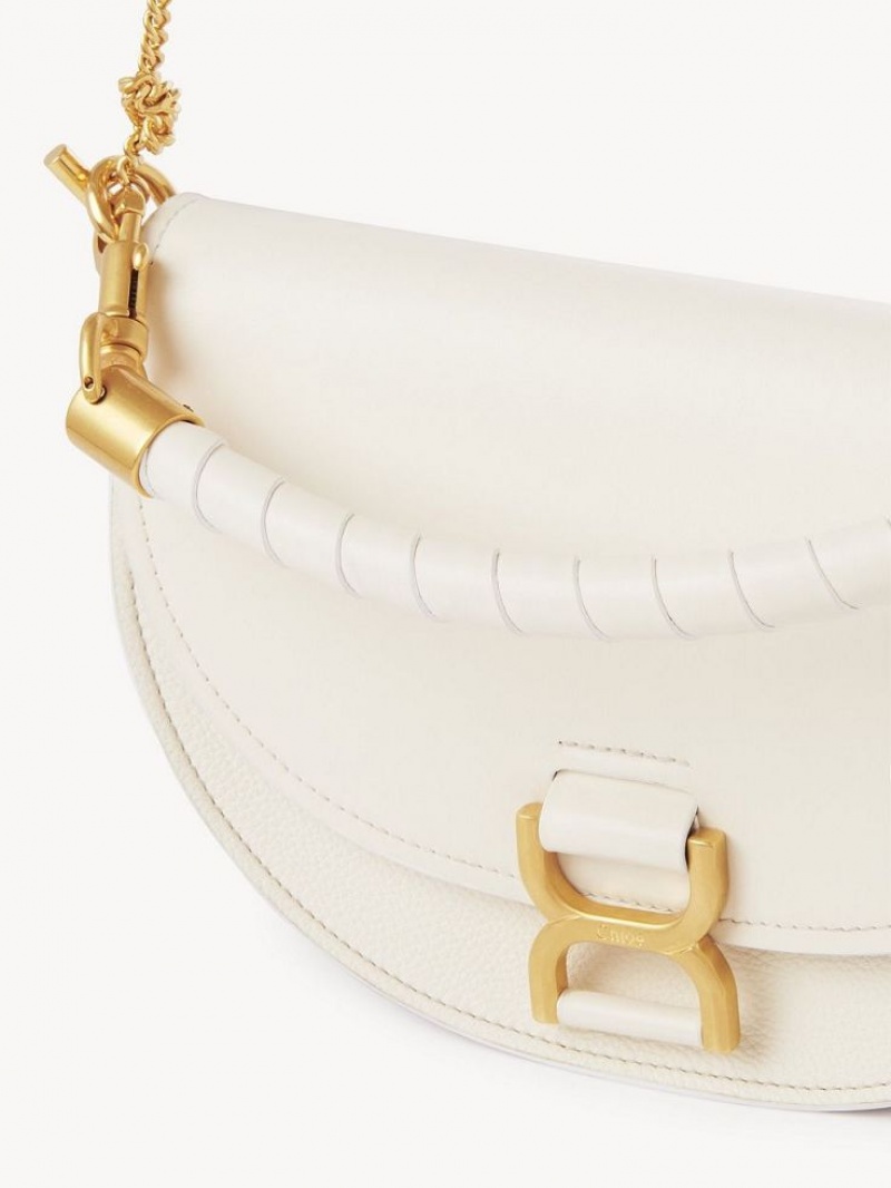 Chloe Marcie Chain Flap Crossbody Väska Vita | CHE-SR13619