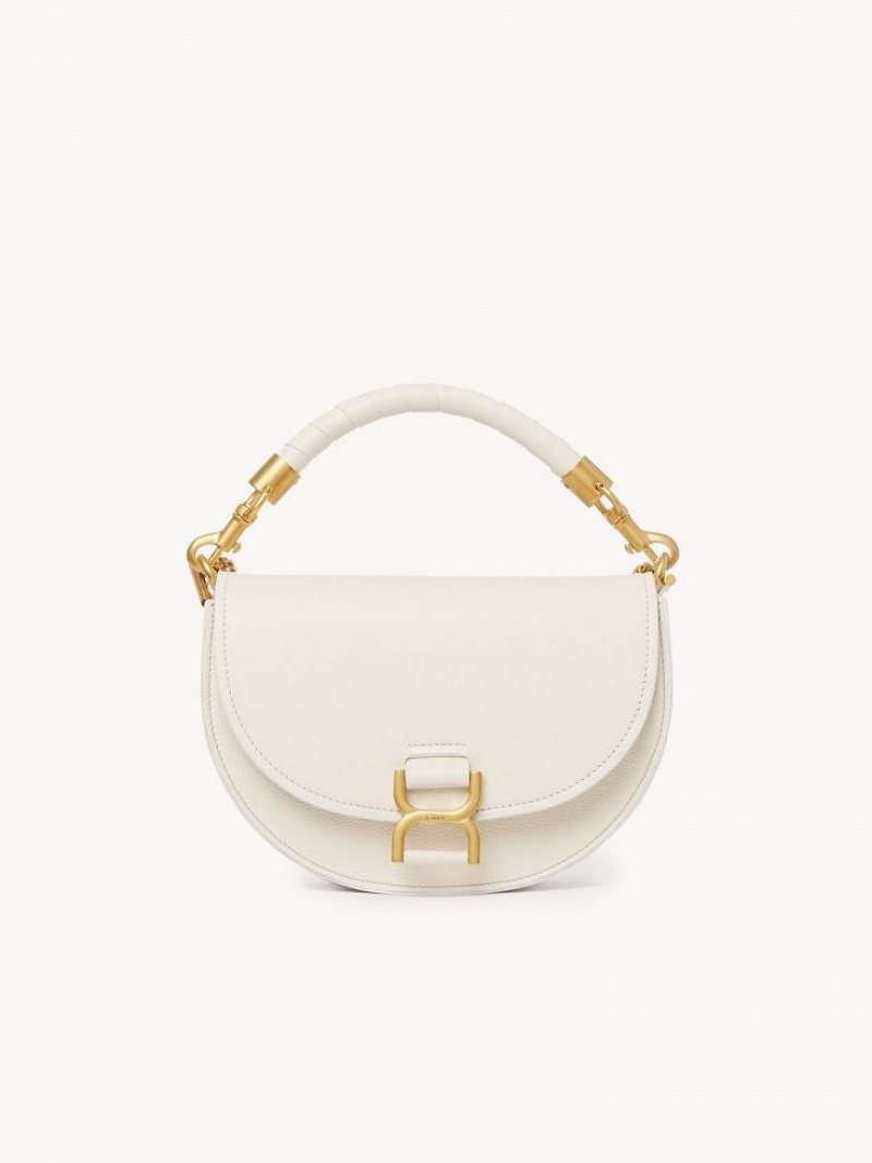 Chloe Marcie Chain Flap Crossbody Väska Vita | CHE-SR13619