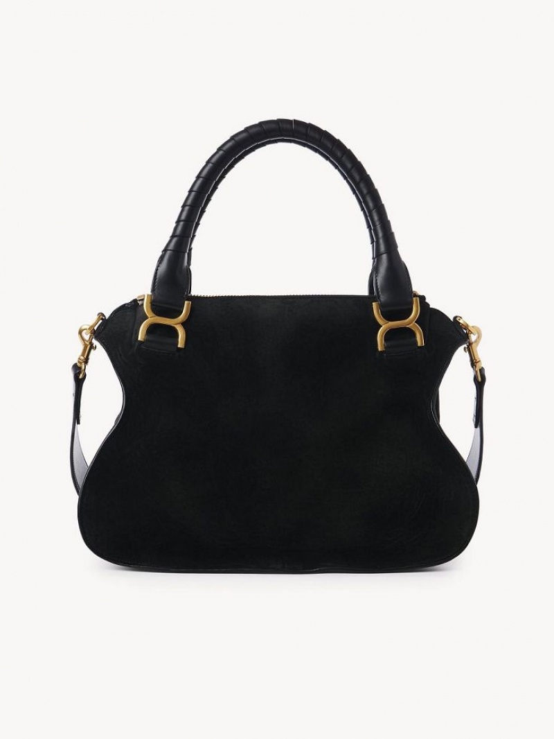 Chloe Marcie Double Carry Axelväska Svarta | CHE-SR13438