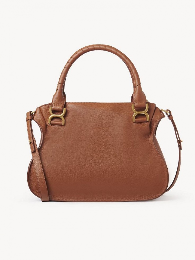 Chloe Marcie Double Carry Crossbody Väska Bruna | CHE-SR13472