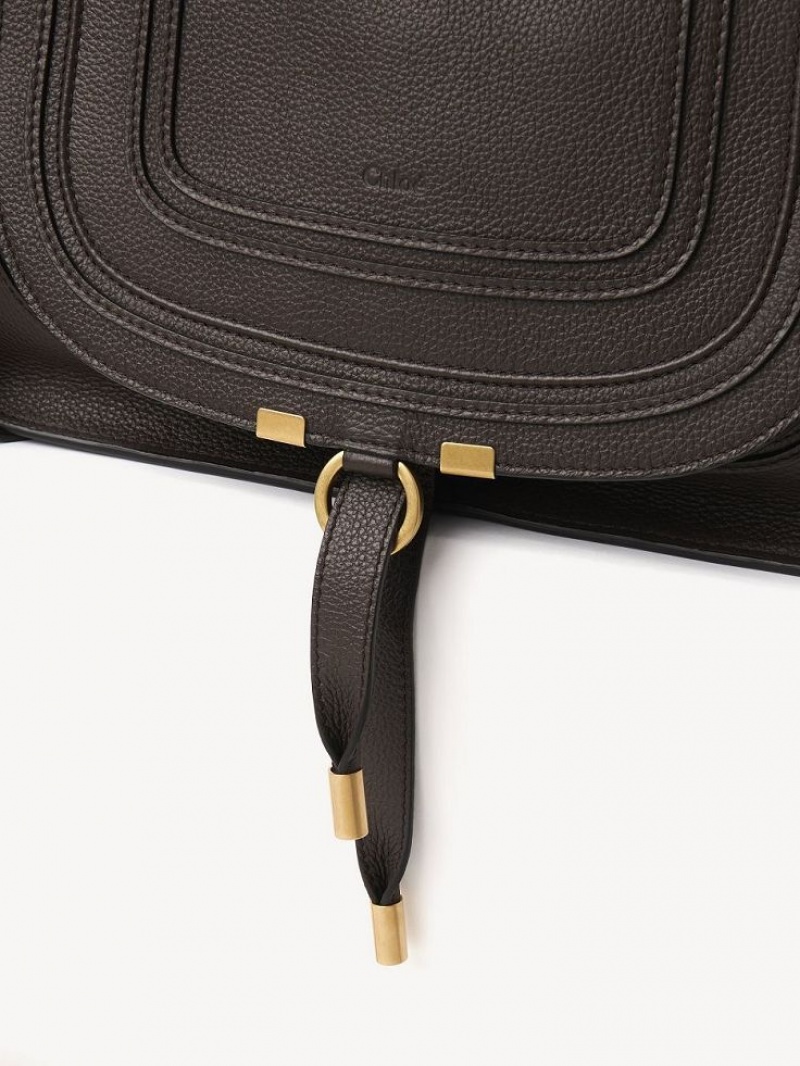 Chloe Marcie Double Carry Crossbody Väska Bruna | CHE-SR13493