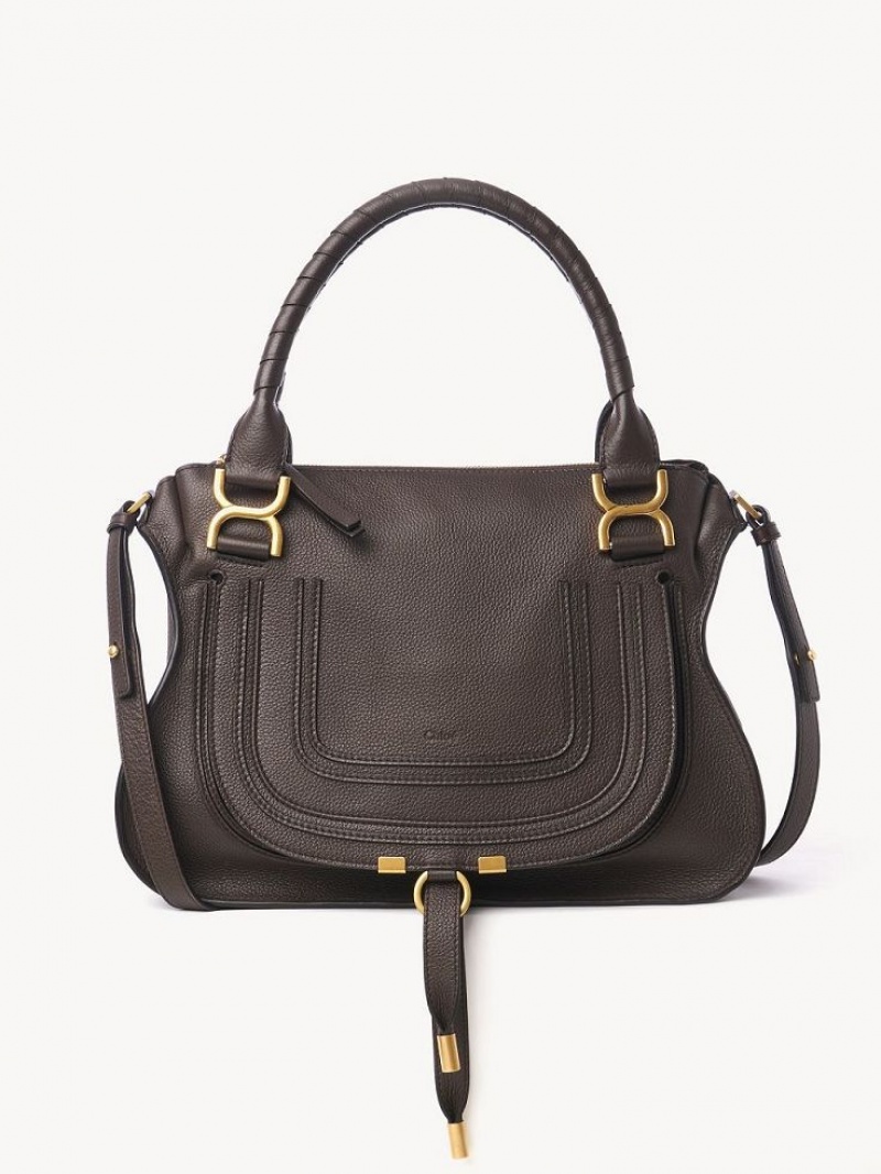 Chloe Marcie Double Carry Crossbody Väska Bruna | CHE-SR13493