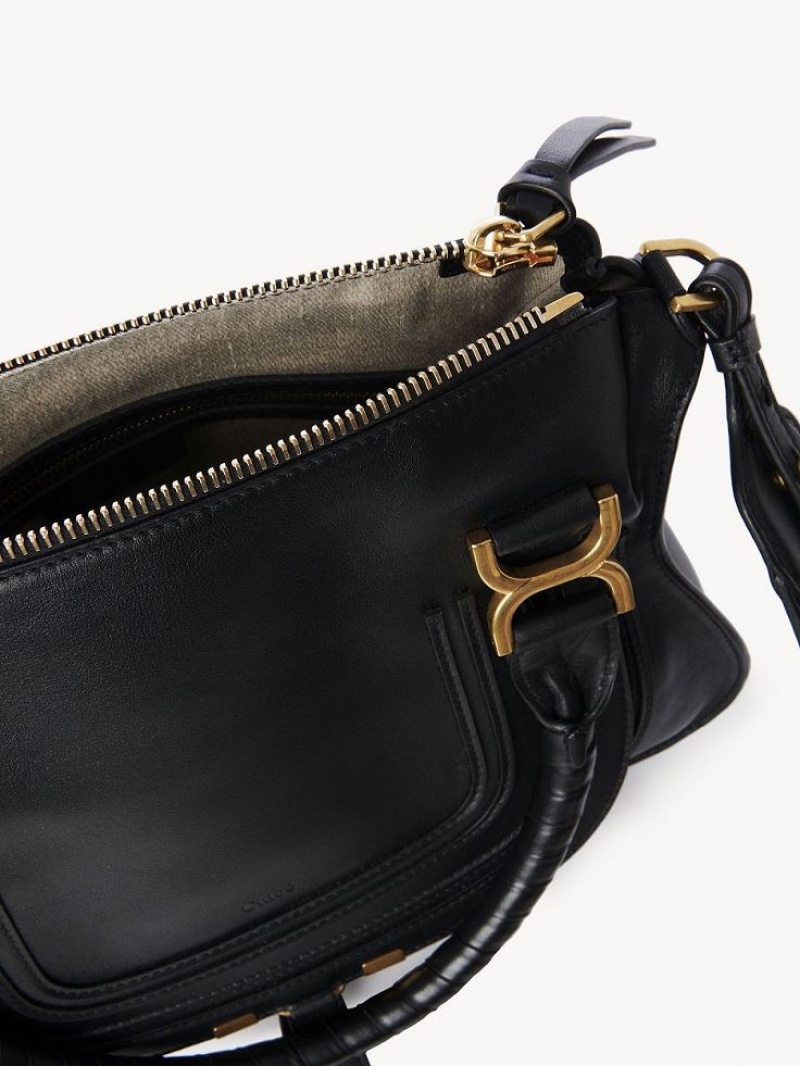 Chloe Marcie Double Carry Crossbody Väska Svarta | CHE-SR13499