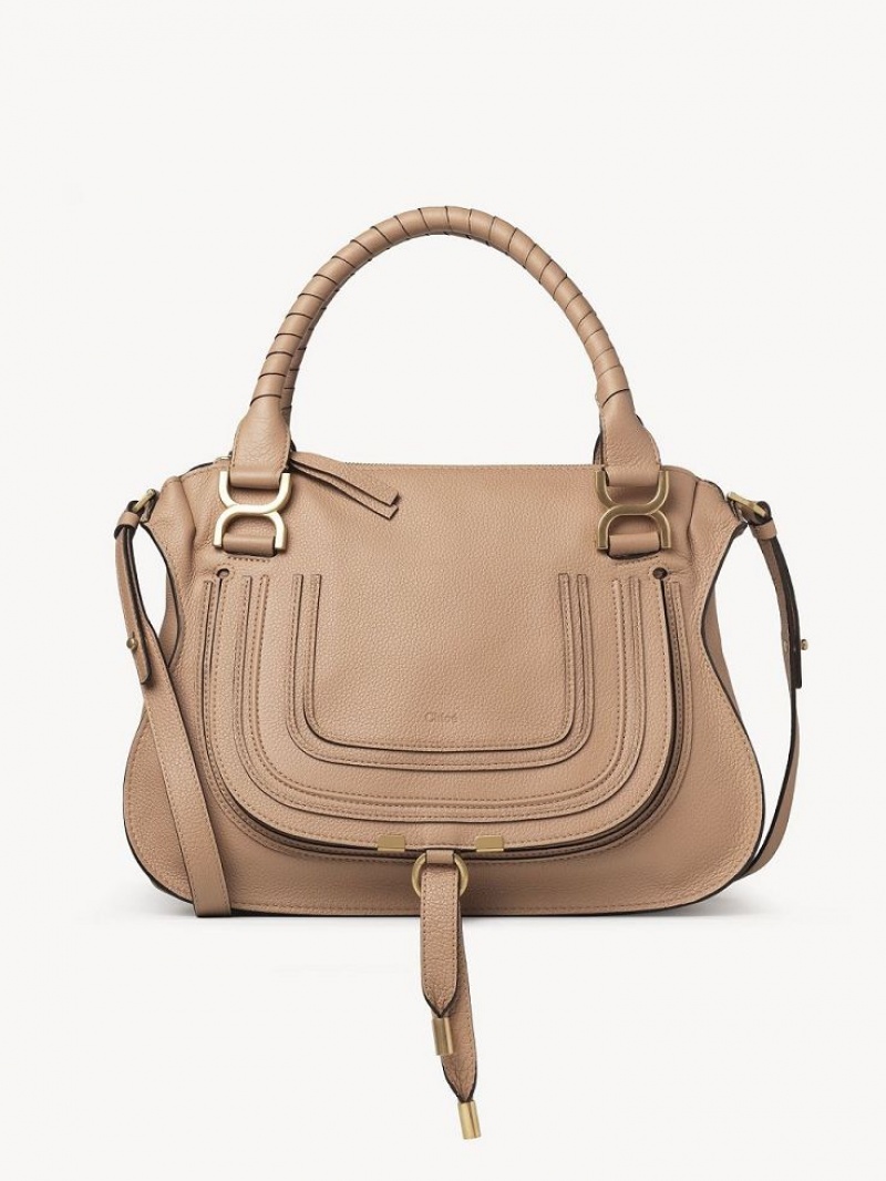 Chloe Marcie Double Carry Crossbody Väska Ljusbruna | CHE-SR13553