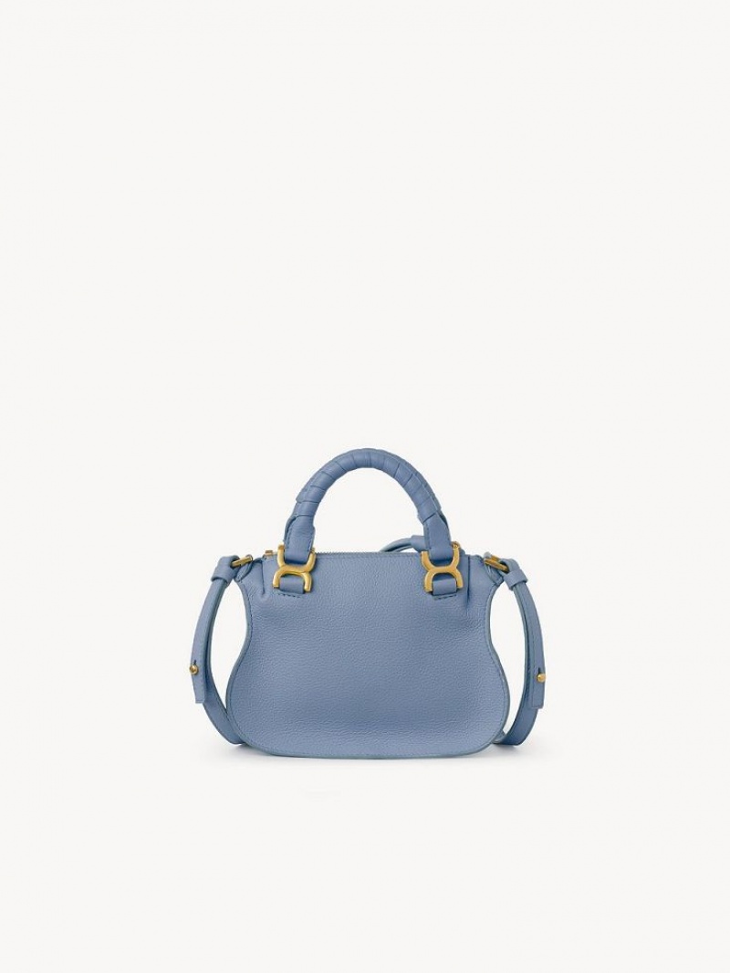 Chloe Marcie Double Carry Mini Bags Mörkblå | CHE-SR13724