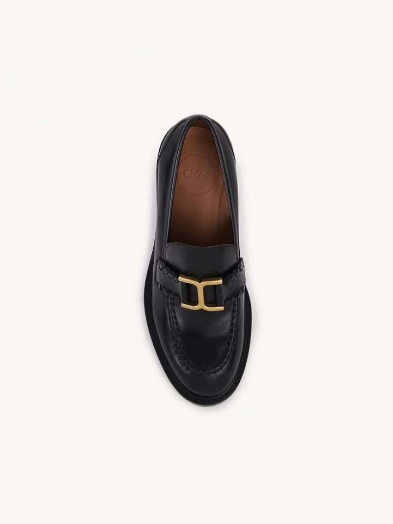 Chloe Marcie Klackar Loafer Svarta | CHE-SR14244