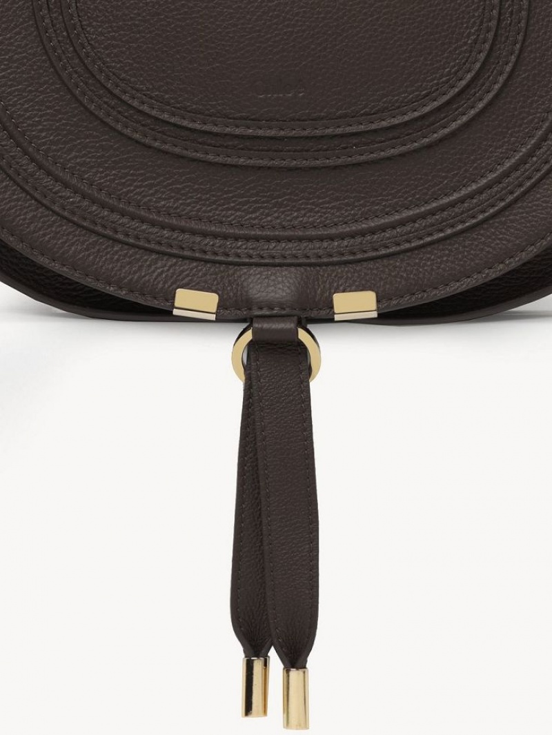 Chloe Marcie Medium Crossbody Väska Bruna | CHE-SR13470