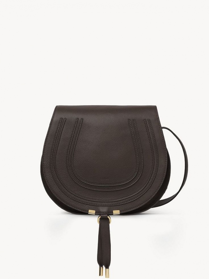 Chloe Marcie Medium Crossbody Väska Bruna | CHE-SR13470