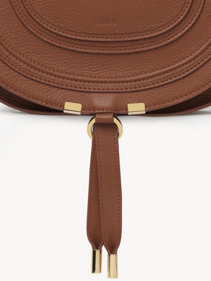 Chloe Marcie Medium Crossbody Väska Bruna | CHE-SR13508