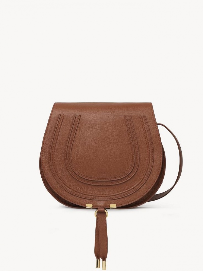 Chloe Marcie Medium Crossbody Väska Bruna | CHE-SR13508