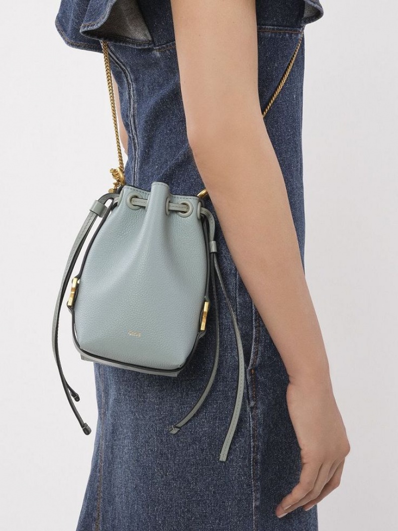 Chloe Marcie Micro Bucket Crossbody Väska Gröna | CHE-SR13589