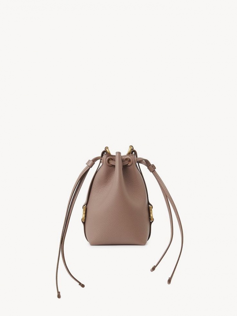 Chloe Marcie Micro Bucket Crossbody Väska Bruna | CHE-SR13613