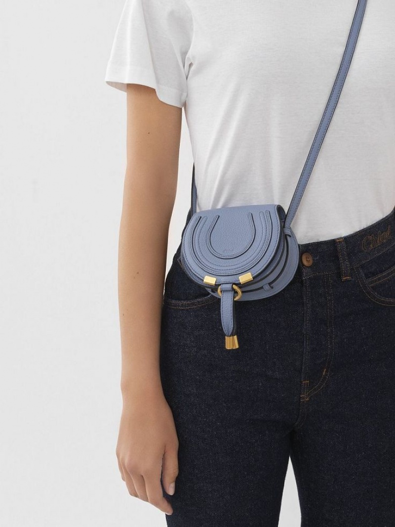 Chloe Marcie Nano Crossbody Väska Mörkblå | CHE-SR13516