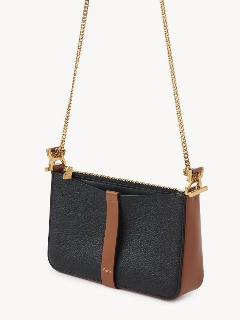 Chloe Marcie Pouch On Chain Mini Bags Svarta | CHE-SR13704