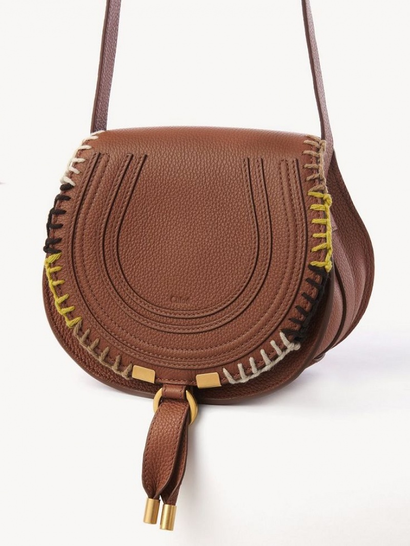 Chloe Marcie Small Crossbody Väska Bruna | CHE-SR13474