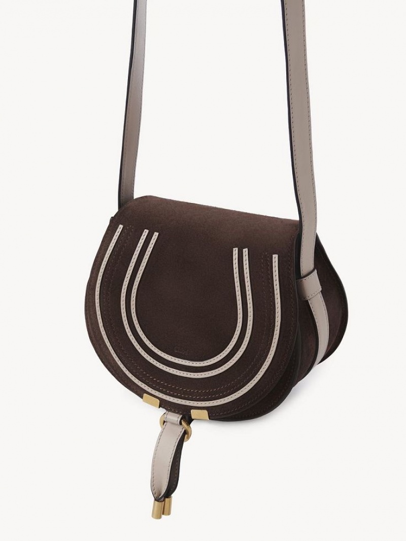 Chloe Marcie Small Crossbody Väska Bruna | CHE-SR13510