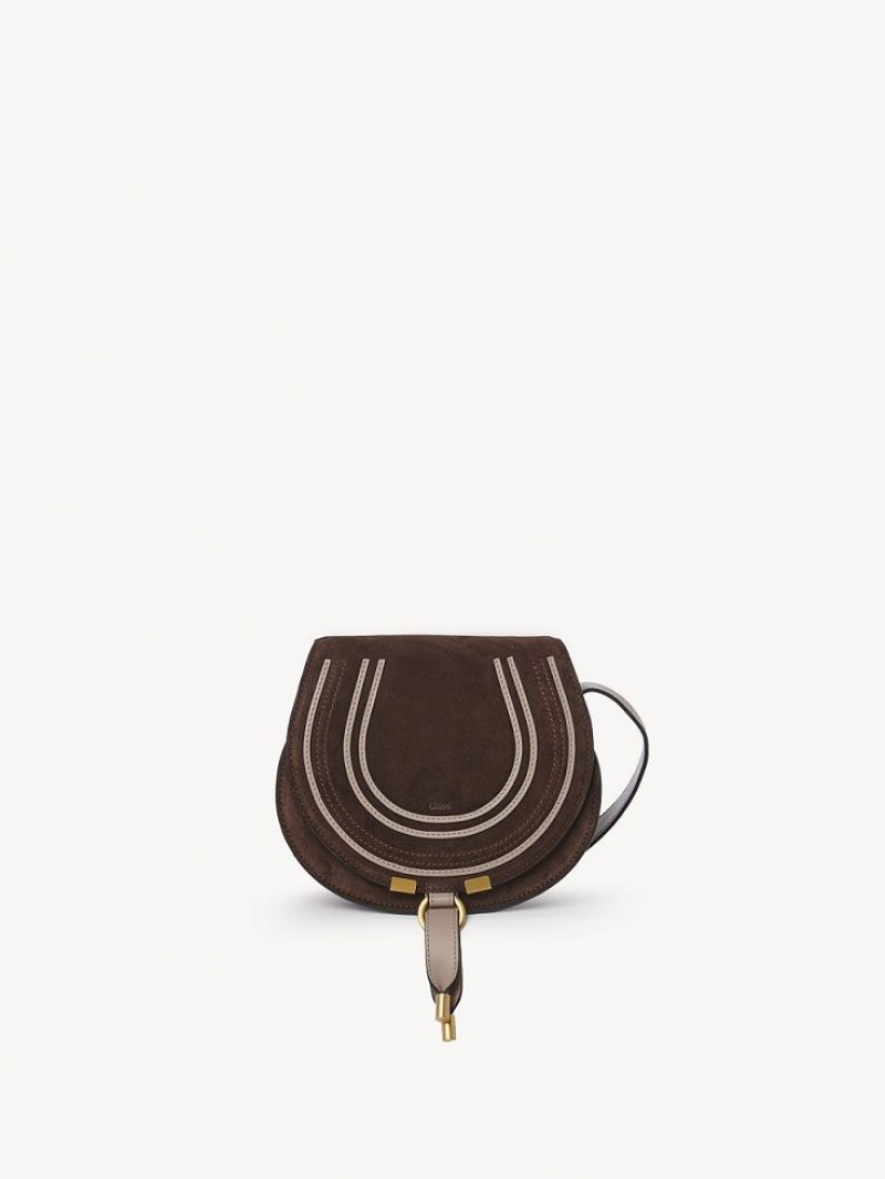 Chloe Marcie Small Crossbody Väska Bruna | CHE-SR13510