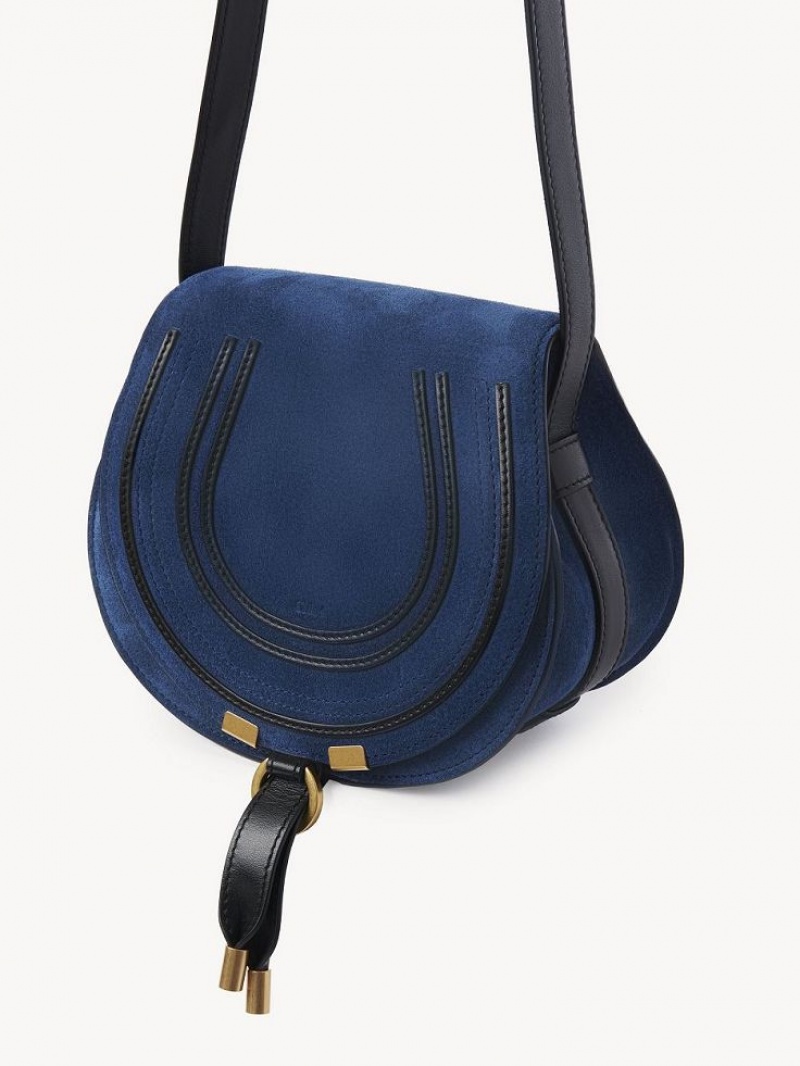 Chloe Marcie Small Crossbody Väska Mörkblå | CHE-SR13542