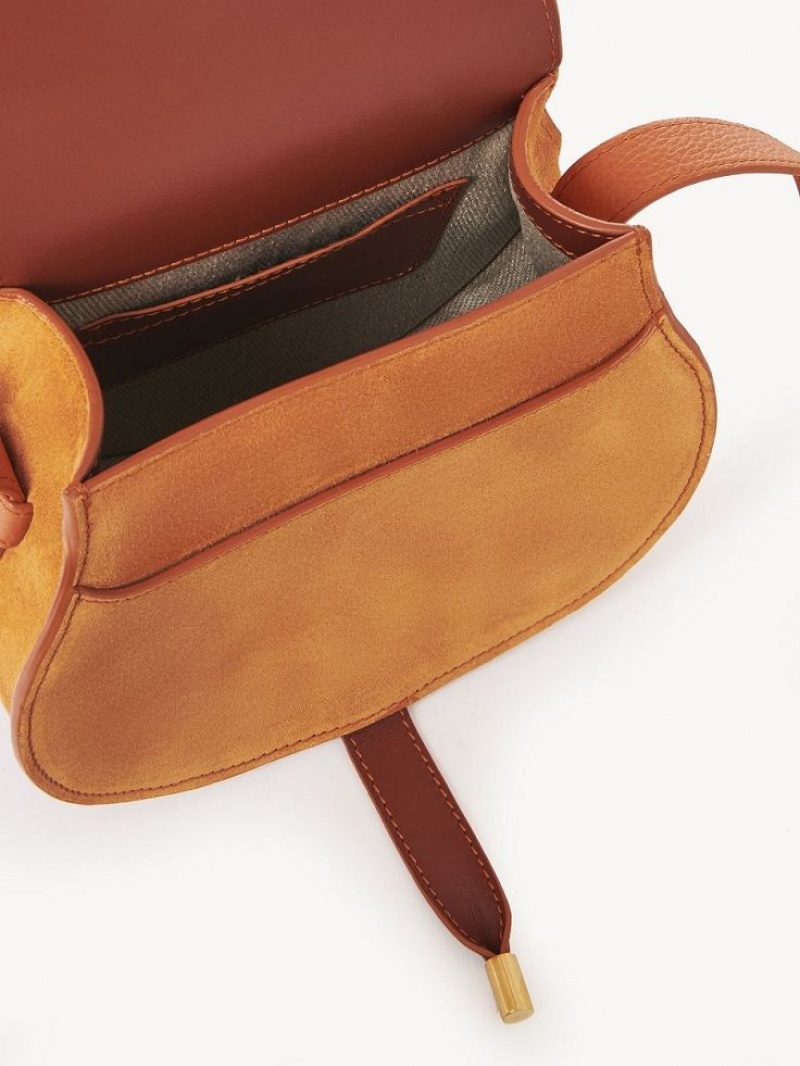 Chloe Marcie Small Crossbody Väska Orange | CHE-SR13483