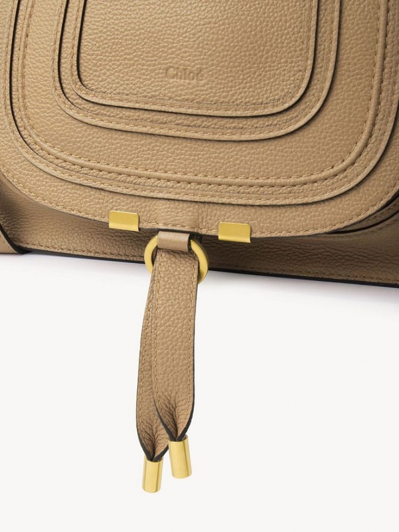 Chloe Marcie Small Double Carry Crossbody Väska Bruna | CHE-SR13468