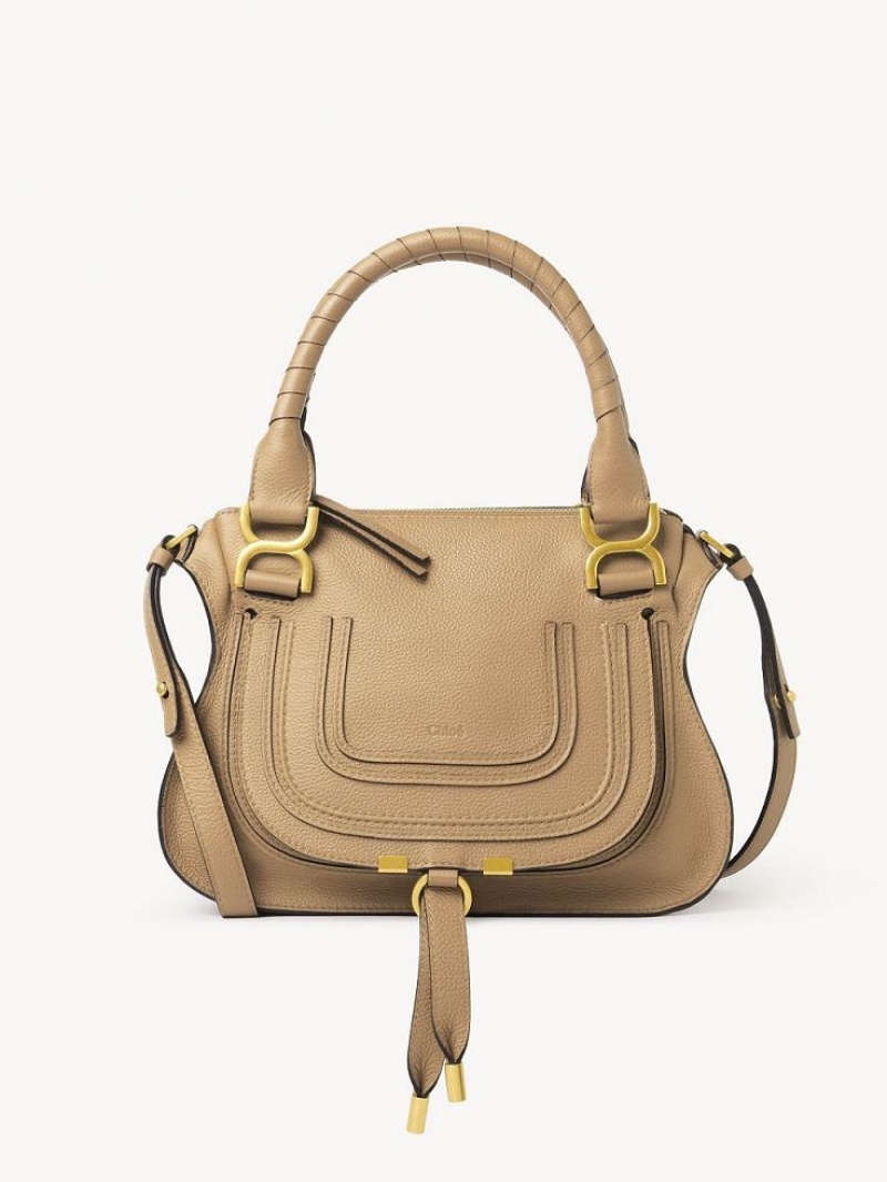 Chloe Marcie Small Double Carry Crossbody Väska Bruna | CHE-SR13468